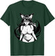 Sexy Waifu Otaku Anime Fox E-Girl Japanese Black & White T-Shirt - T-Shirt | Forest