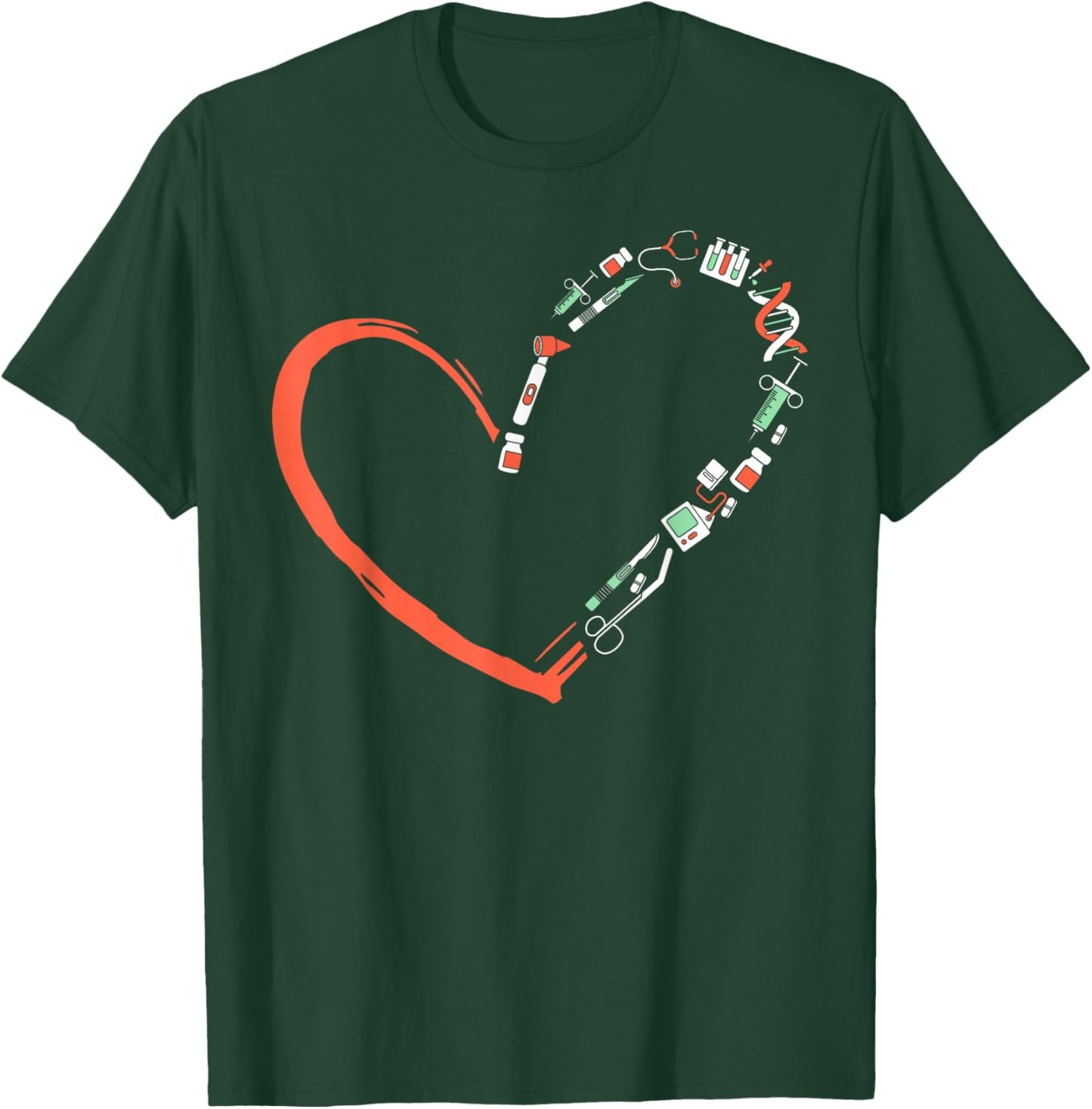 Doctor Heart Medical School Students T-Shirt - T-Shirt | Forest