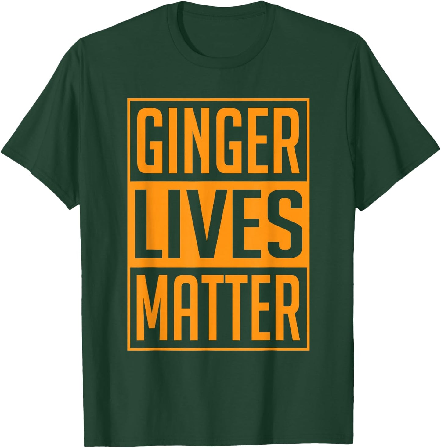 Ginger Lives Matter St Patricks Day Red Headed Men Women T-Shirt - T-Shirt | Forest