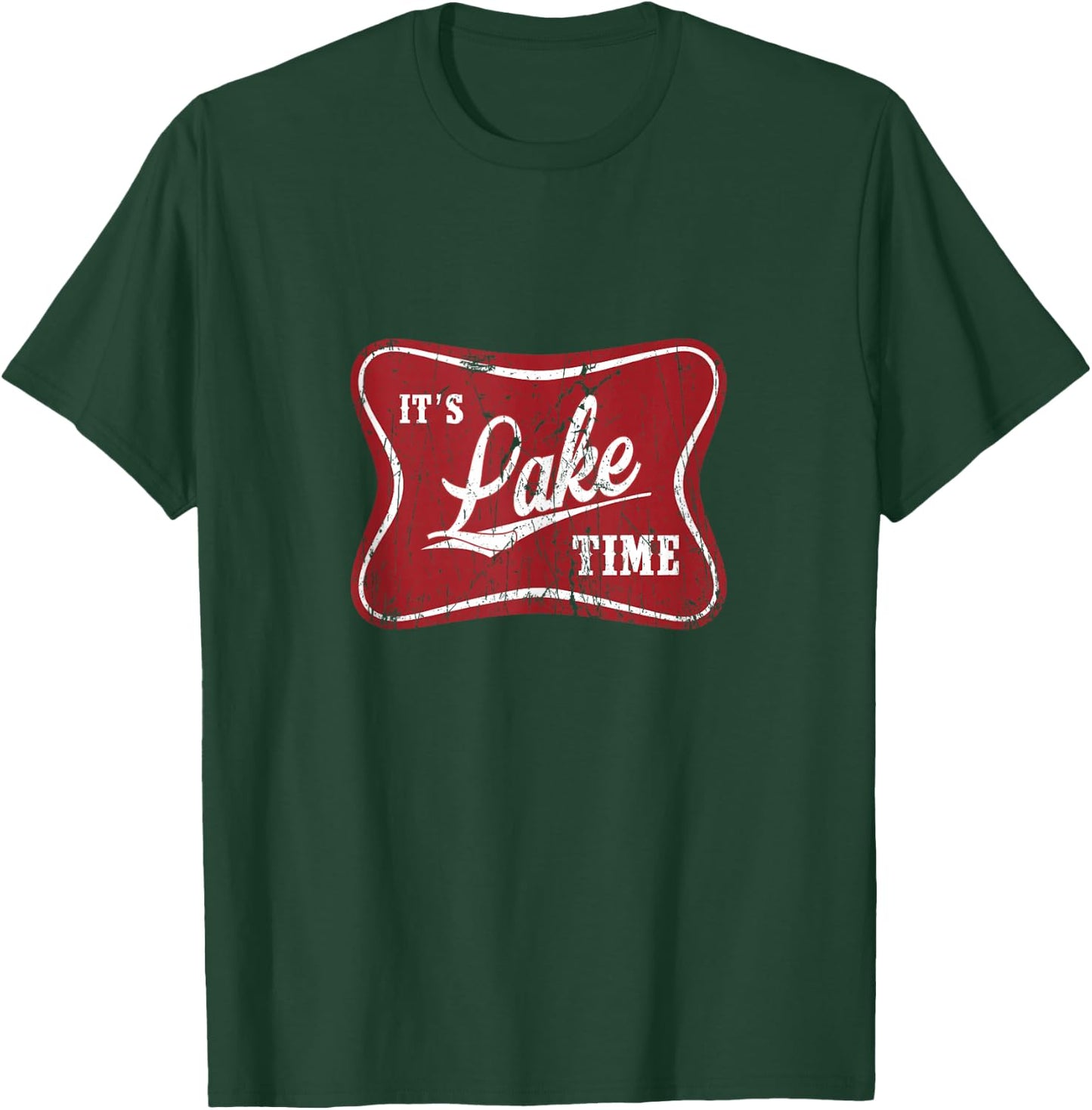 It's Lake Time, Lake Camper Life Likes Fishing T-Shirt - T-Shirt | Forest