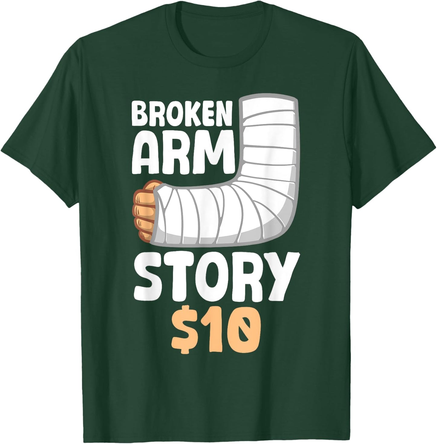 Cool Broken Arm Design Women Kids Elbow Broken Arm T-Shirt - T-Shirt | Forest