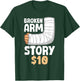 Cool Broken Arm Design Women Kids Elbow Broken Arm T-Shirt - T-Shirt | Forest