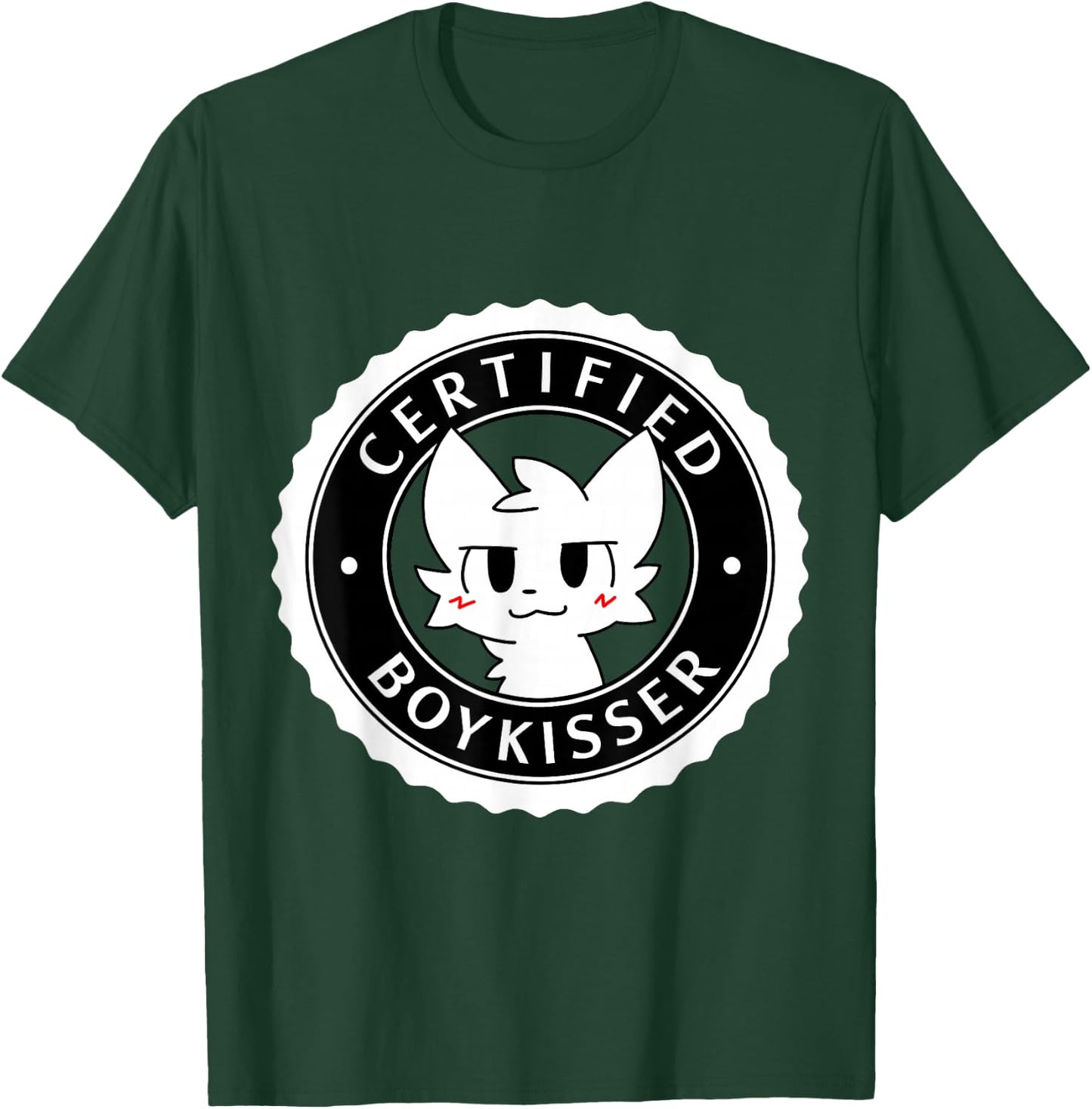 Certified Boykisser T-Shirt - T-Shirt | Forest
