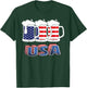 Beer American Flag 4th Of July Merica USA Drinking Team Men T-Shirt - T-Shirt | Forest