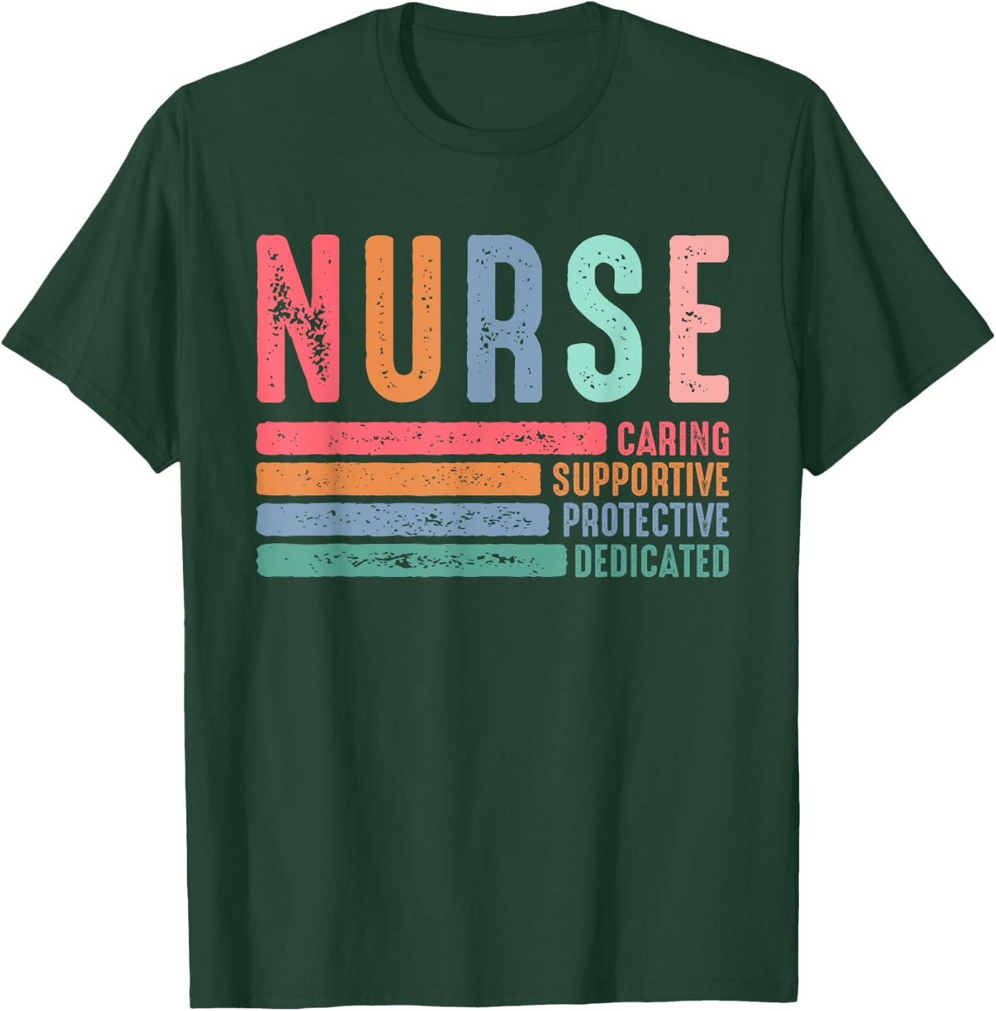 Cute Nurse RN Nurse Retro Registered Nurses T-Shirt - T-Shirt | Forest