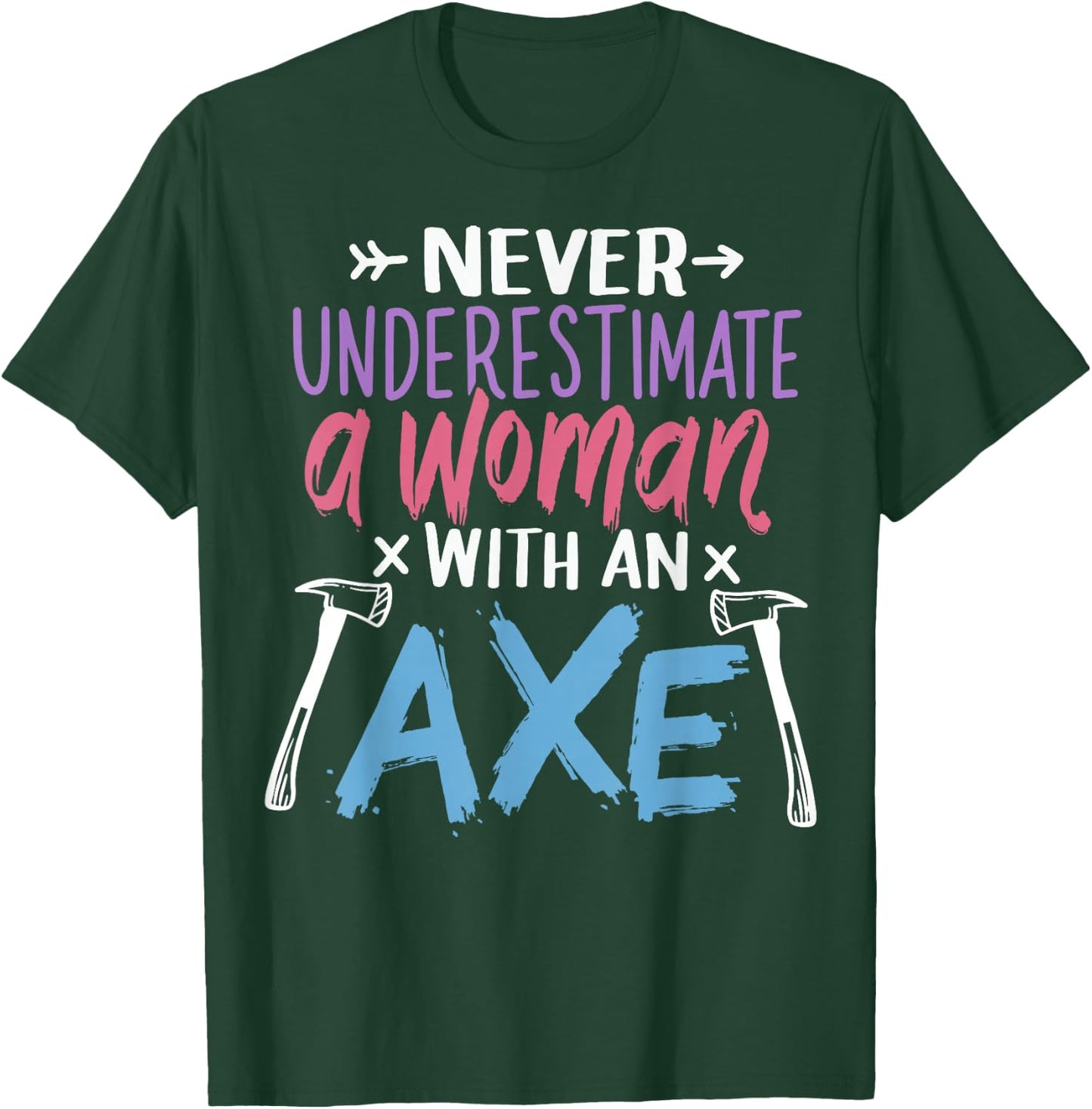 Axe Throwing Lumberjack T-Shirt - T-Shirt | Forest