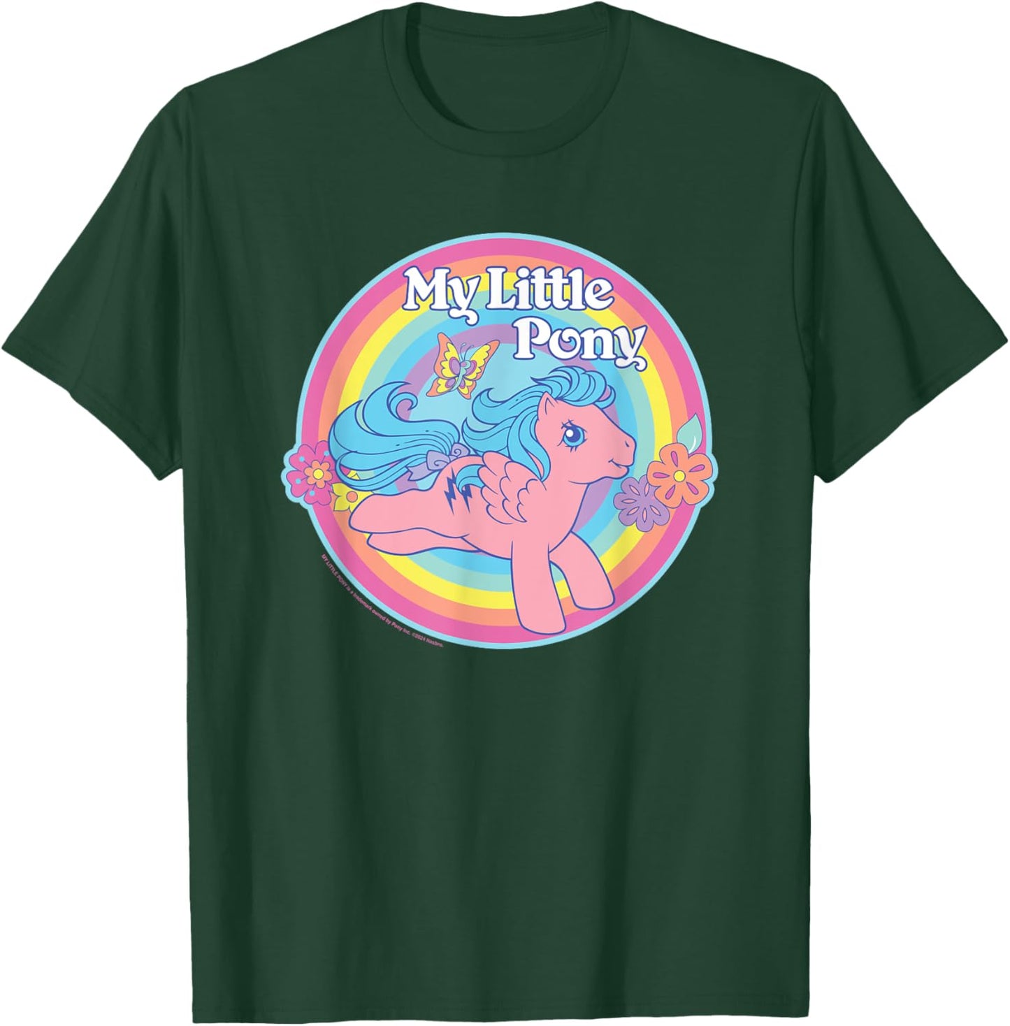 My Little Pony Firefly Smile Rainbow Circle T-Shirt - T-Shirt | Forest