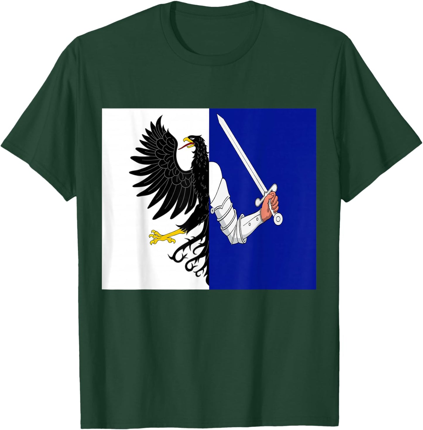 Flag of Connacht Ireland Irish T-Shirt - T-Shirt | Forest