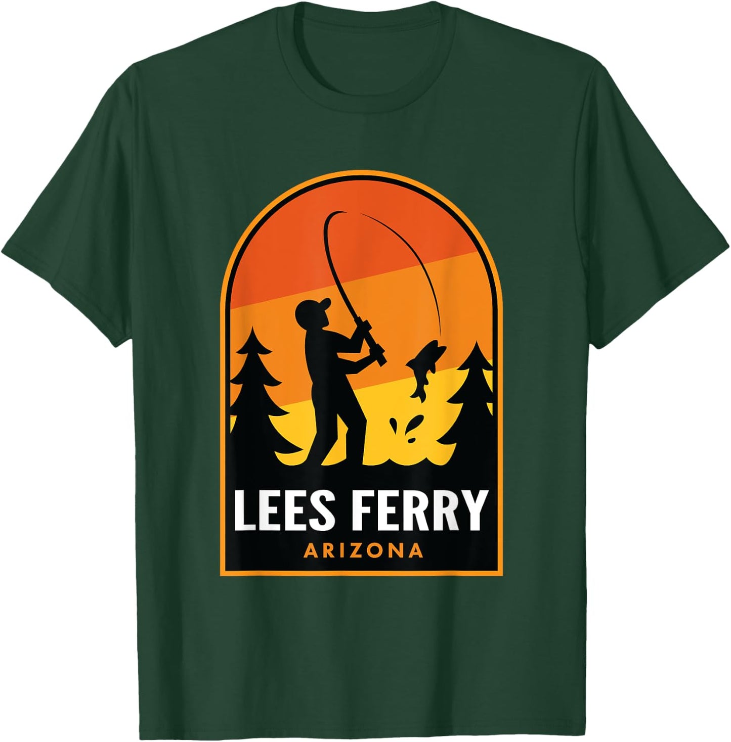 Lees Ferry Arizona Fishing T-Shirt - T-Shirt | Forest