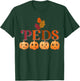 Peds Cute Pumpkin Fall Thanksgiving Pediatric Nurse Retro T-Shirt - T-Shirt | Forest