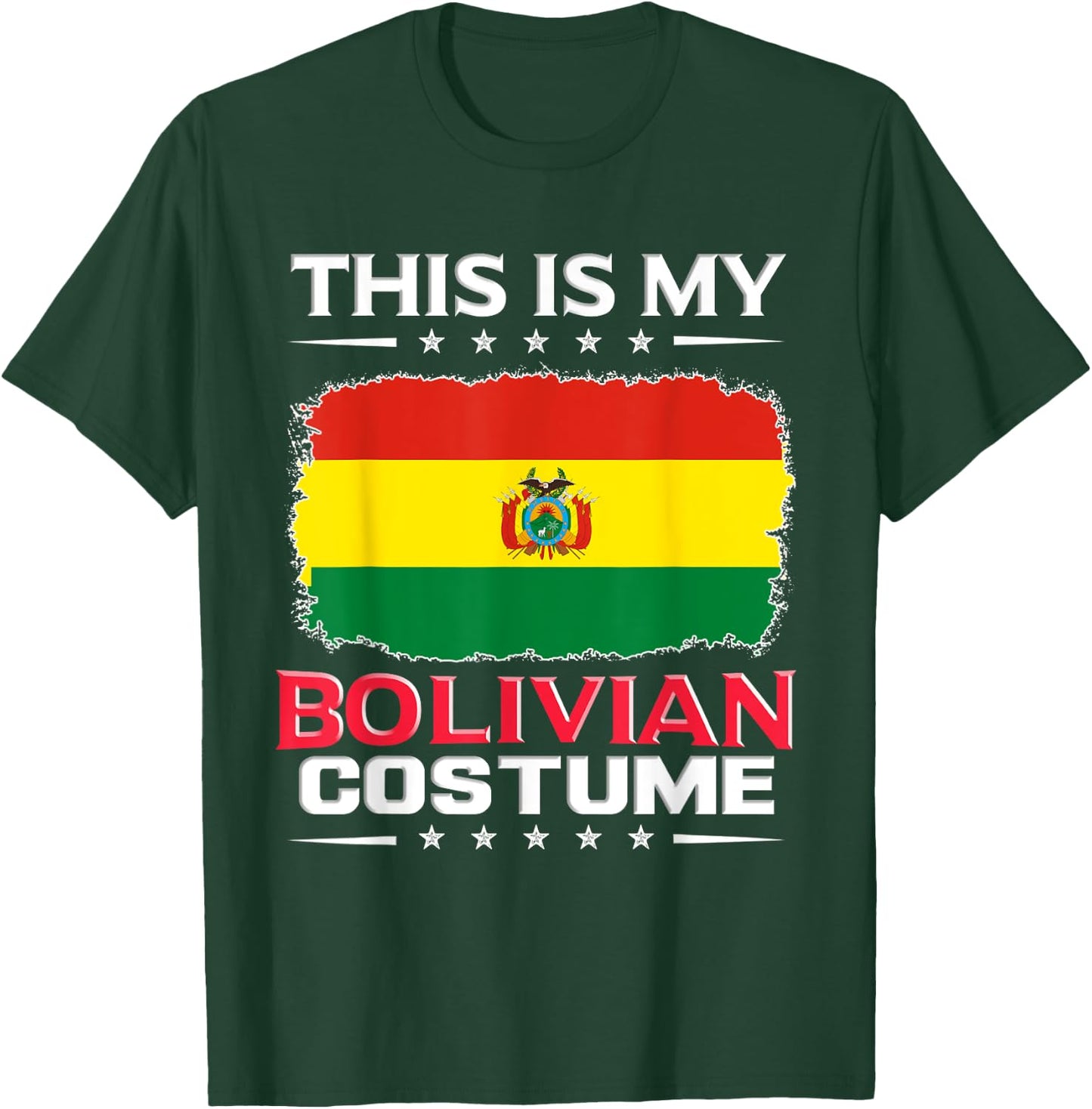 This Is My Bolivian Costume Bolivia T-Shirt - T-Shirt | Forest