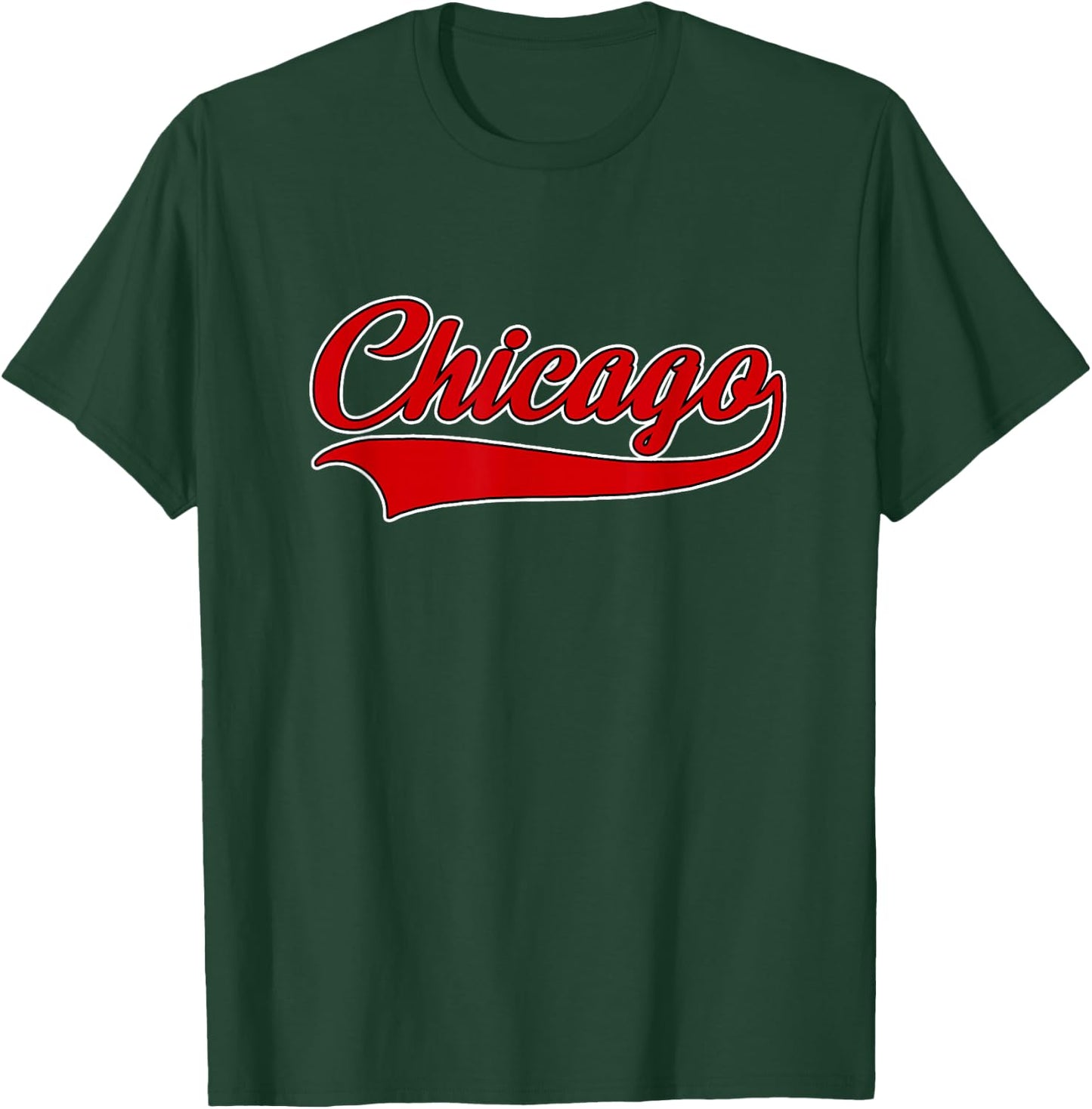 Chicago Hometown Pride - IL - Throwback Design - Classic T-Shirt - T-Shirt | Forest