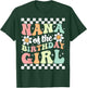 Nana of The Birthday Girl Cute Family Groovy Birthday Party T-Shirt - T-Shirt | Forest