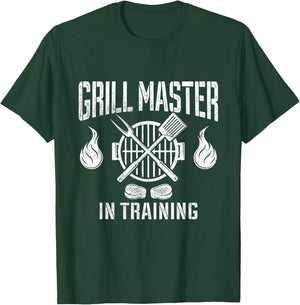 Grill Master In Training Funny BBQ Lover Grilling Barbecue T-Shirt - T-Shirt | Forest