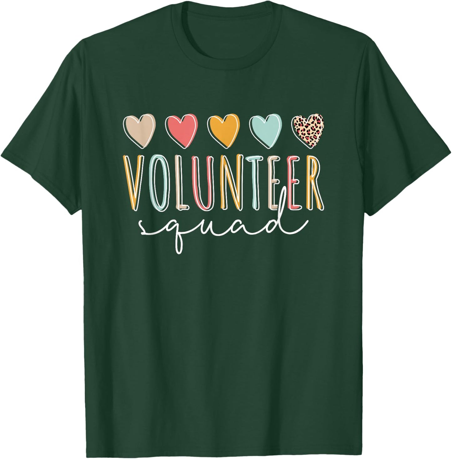 Animal Shelter Volunteer Squad T-Shirt - T-Shirt | Forest