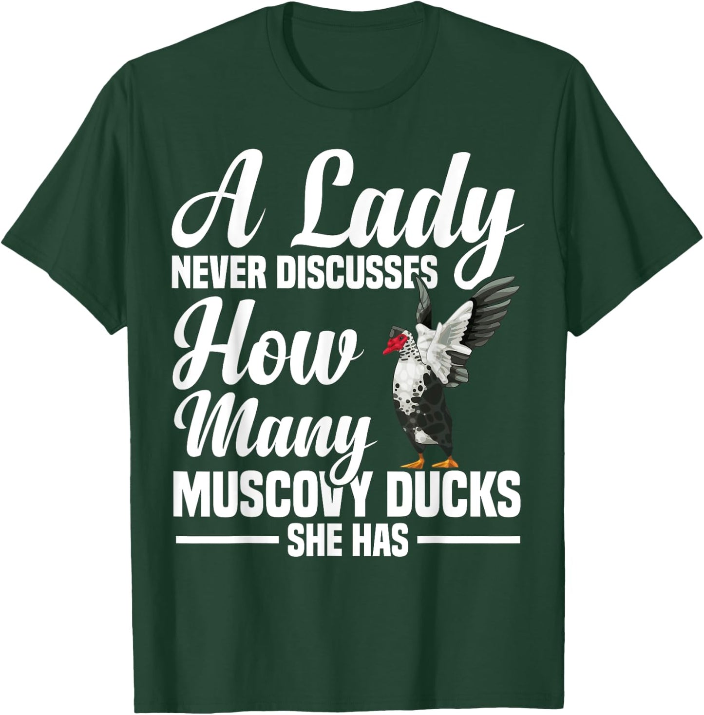 Muscovy Duck Plush Muscovy Duck Toys Ornament Muscovy Ducks T-Shirt - T-Shirt | Forest