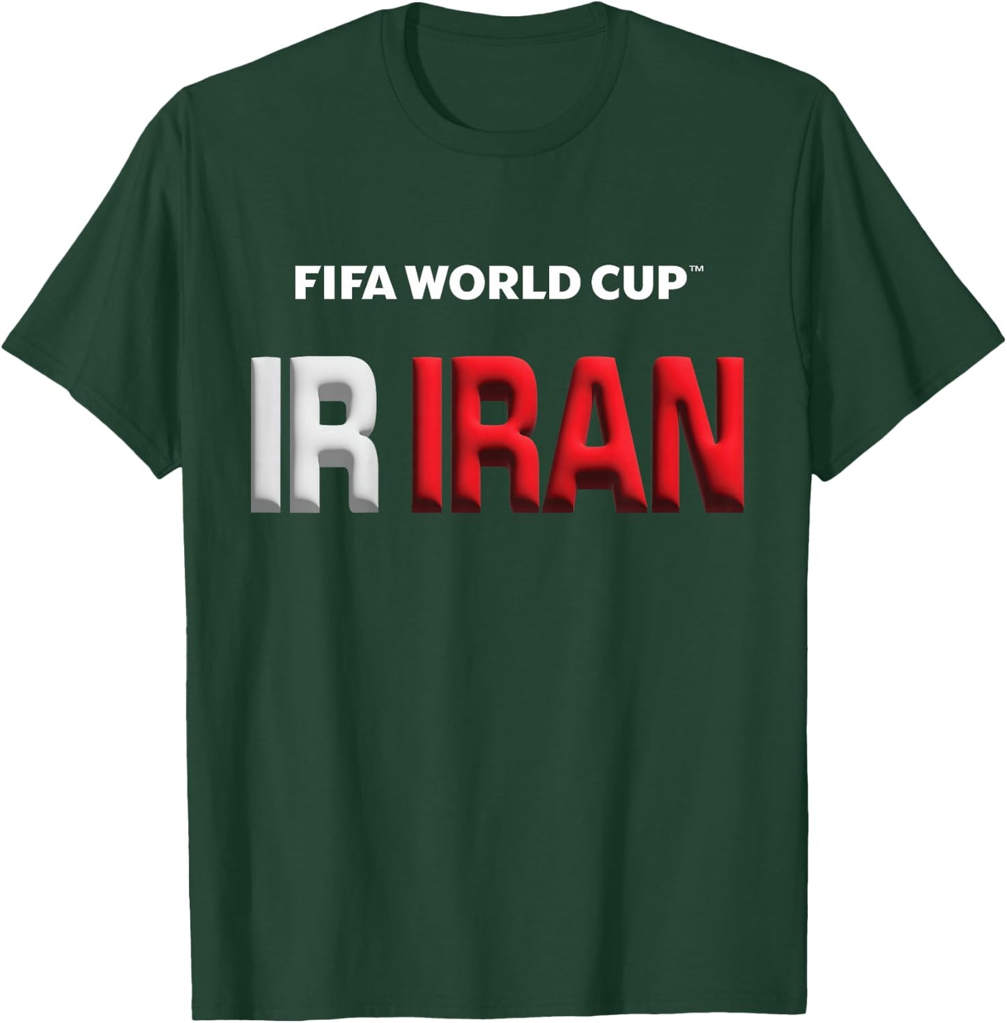 Kids FIFA World CUP26 Iran Bubble Color T-Shirt - T-Shirt | Forest