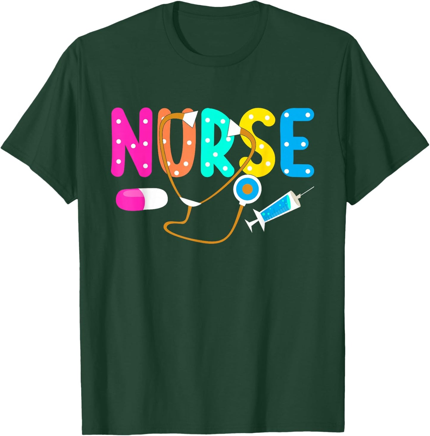 Nurse's Day Nurse Life Happy National Nurses Week 2025 T-Shirt - T-Shirt | Forest