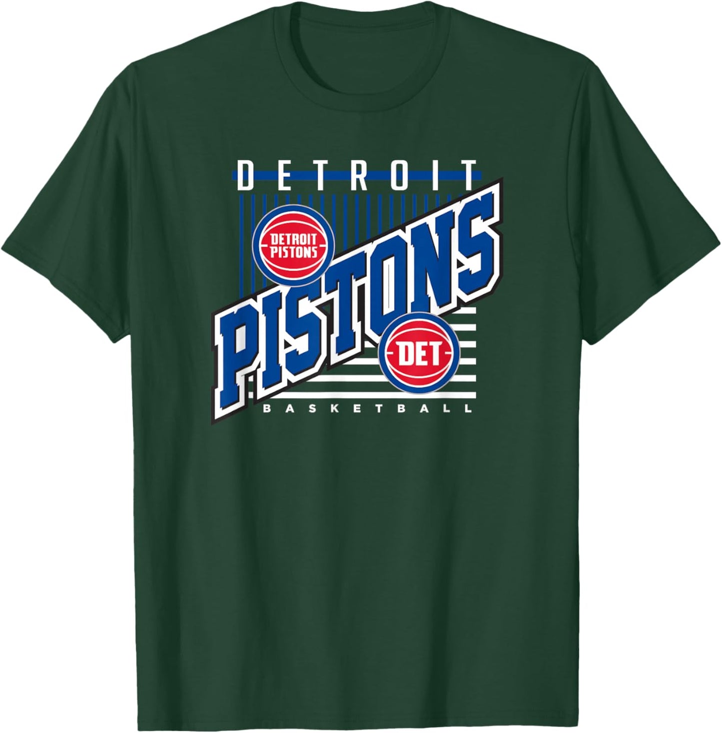 Detroit Pistons NBA Rise Above - Men's & Women's Adults Sports Fan - Black - Small - Short Sleeve - - Classic - Polyester 100% T-Shirt - T-Shirt | Forest