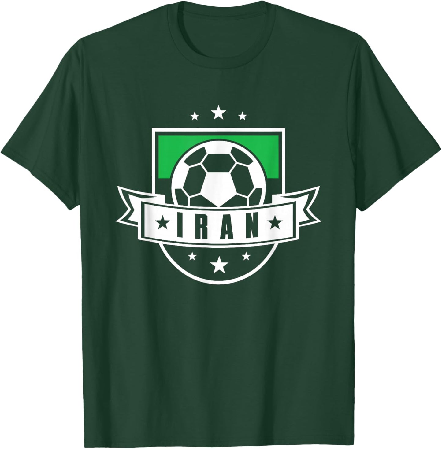 Iran Emblem Badge Football World Cup T-Shirt - T-Shirt | Forest