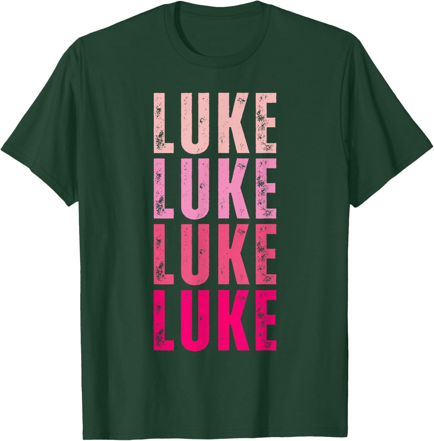 Personalized Name Luke I Love Luke Vintage T-Shirt - T-Shirt | Forest