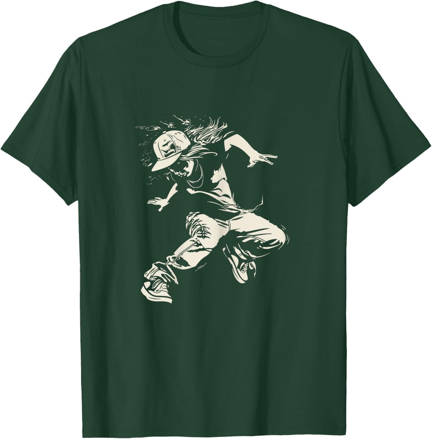 B-Girl Sketch B-Boy Hiphop Culture T-Shirt - T-Shirt | Forest