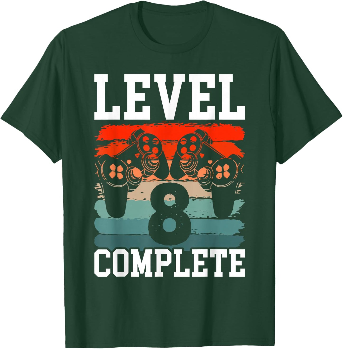 8 Years Marriage Anniversary 8 Year Married Level 8 Complete T-Shirt - T-Shirt | Forest