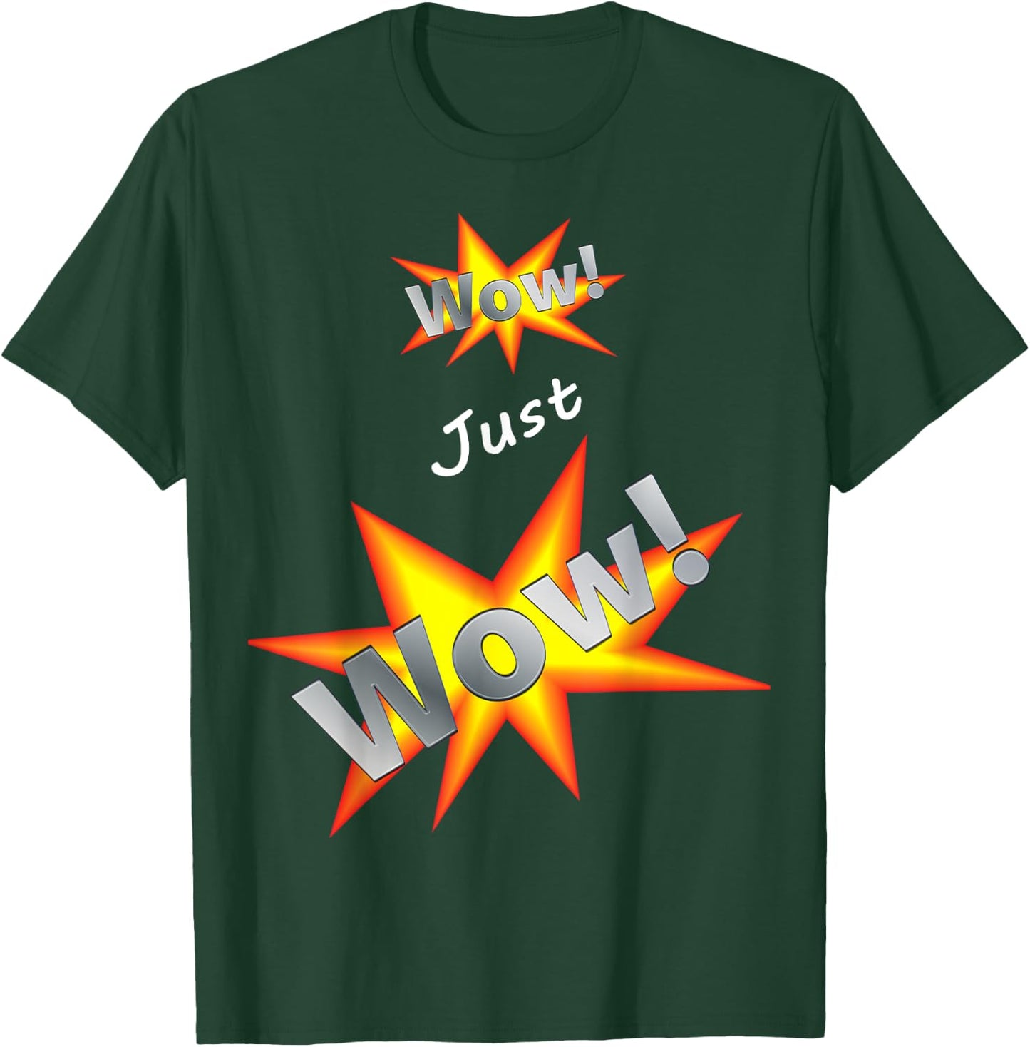 Wow just wow show your appreciation and surprise pop art T-Shirt - T-Shirt | Forest