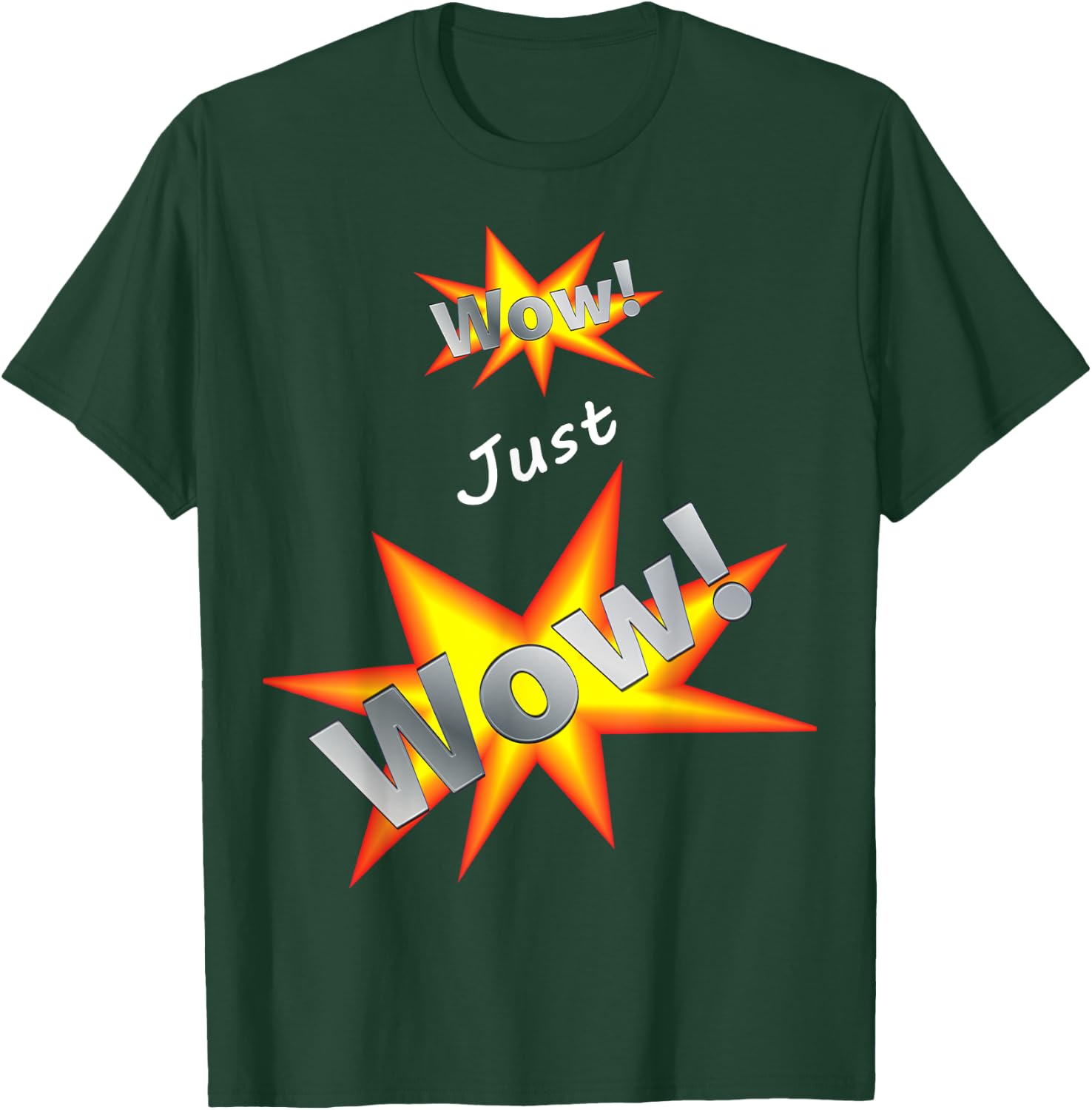 Wow just wow show your appreciation and surprise pop art T-Shirt - T-Shirt | Forest