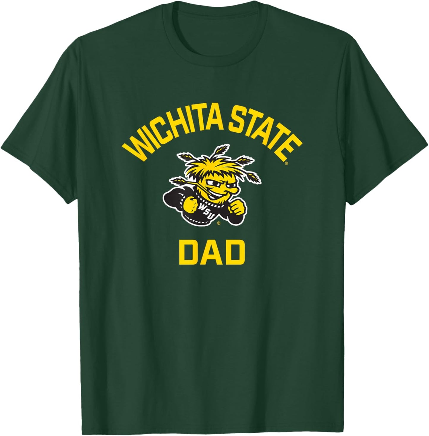 Wichita State University Shockers Arched Dad T-Shirt - T-Shirt | Forest