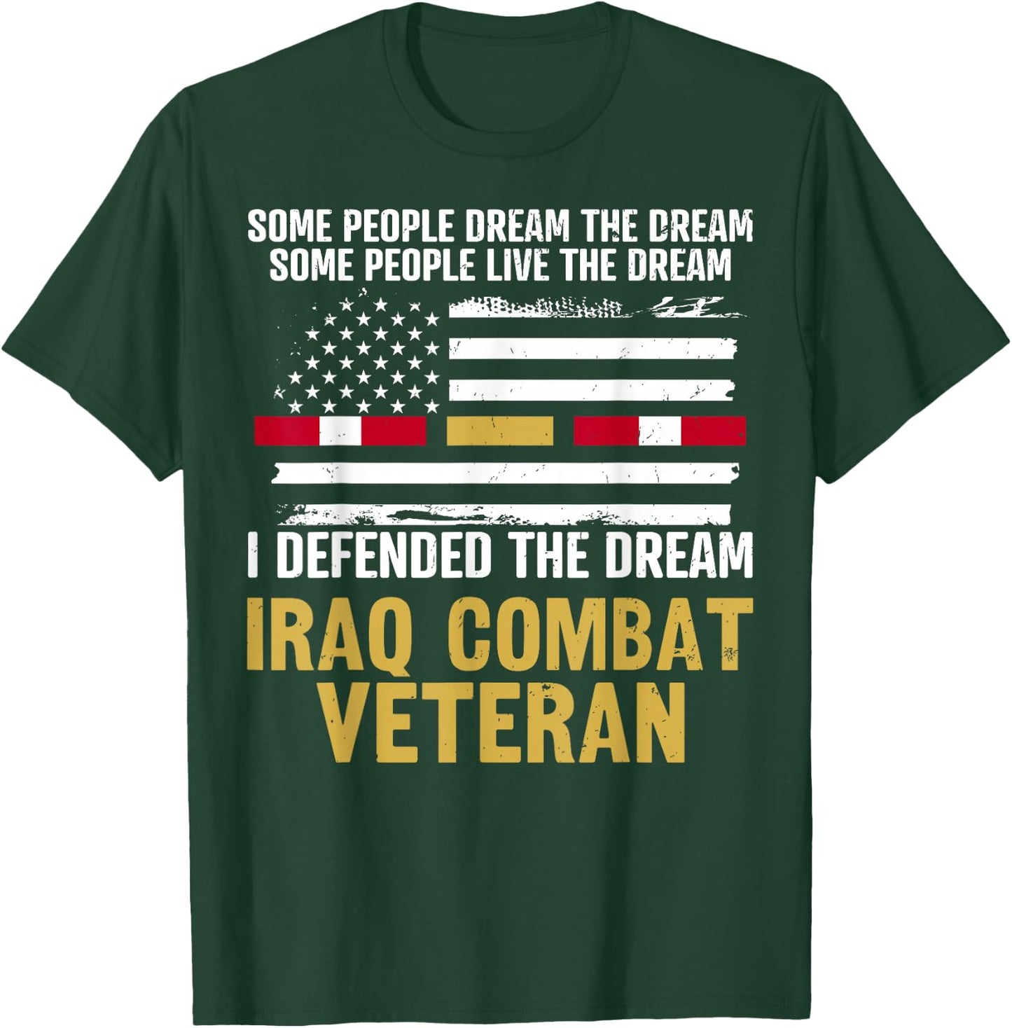 Iraq Combat Veteran T-Shirt - T-Shirt | Forest