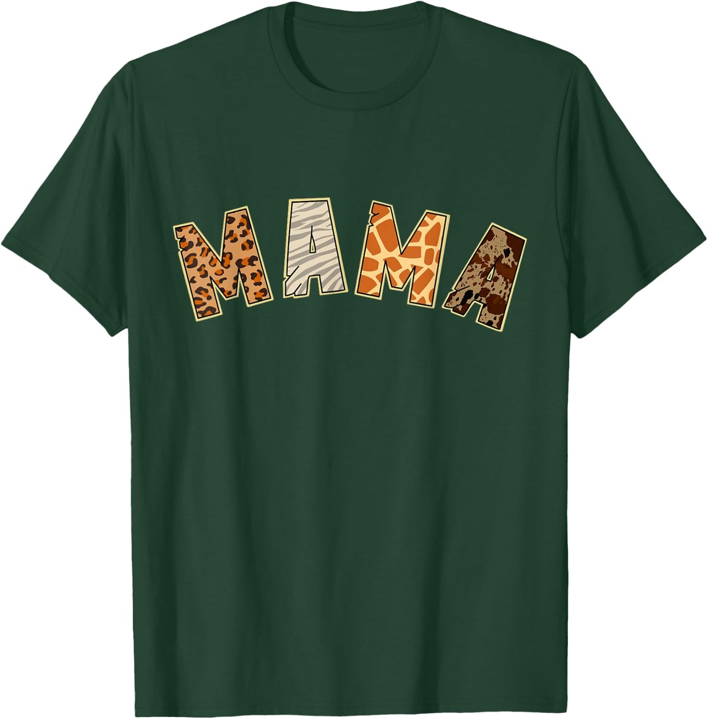 Mama Animal Print Leopard Cheetah T-Shirt - T-Shirt | Forest
