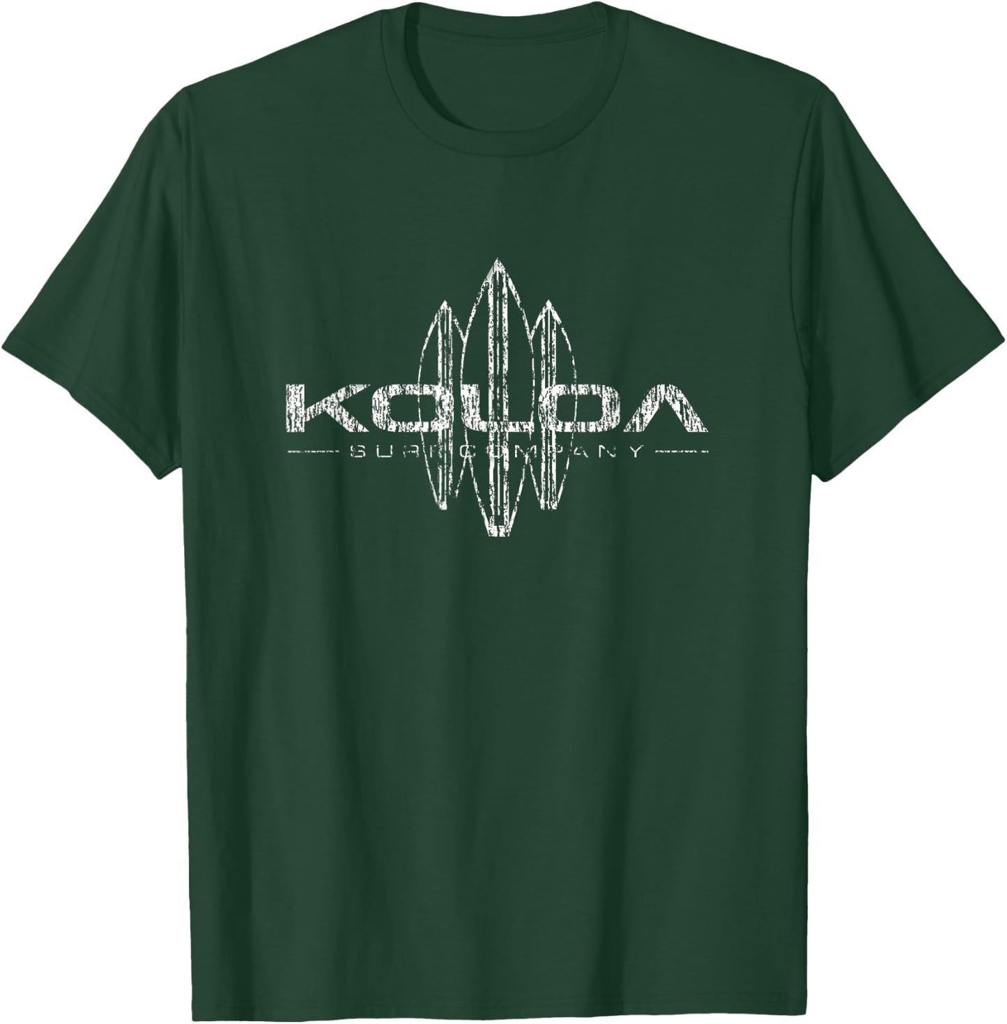 Koloa Surf Vintage Surfboards Surf Shop Lightweight, Graphic T-Shirt - T-Shirt | Forest