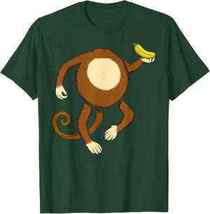 Monkey Holding Banana Halloween Costume T-Shirt - T-Shirt | Forest