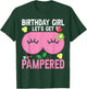 Spa Birthday Party Supplies For Girls Let's Get Pampered T-Shirt - T-Shirt | Forest