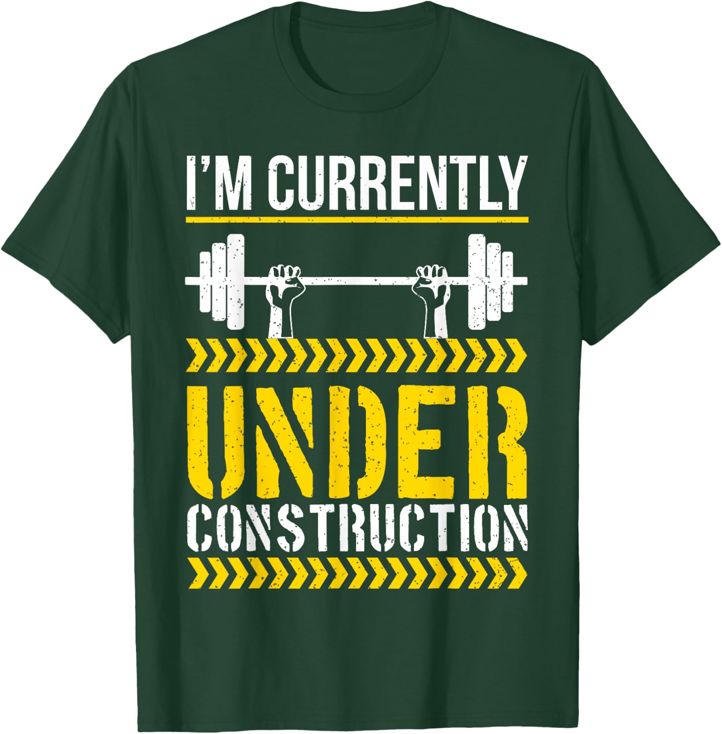 I'm Currently Under Construction Funny Workout Gym T-Shirt - T-Shirt | Forest
