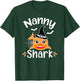 Nanny Shark Funny Halloween Nanny Grandma T-Shirt - T-Shirt | Forest