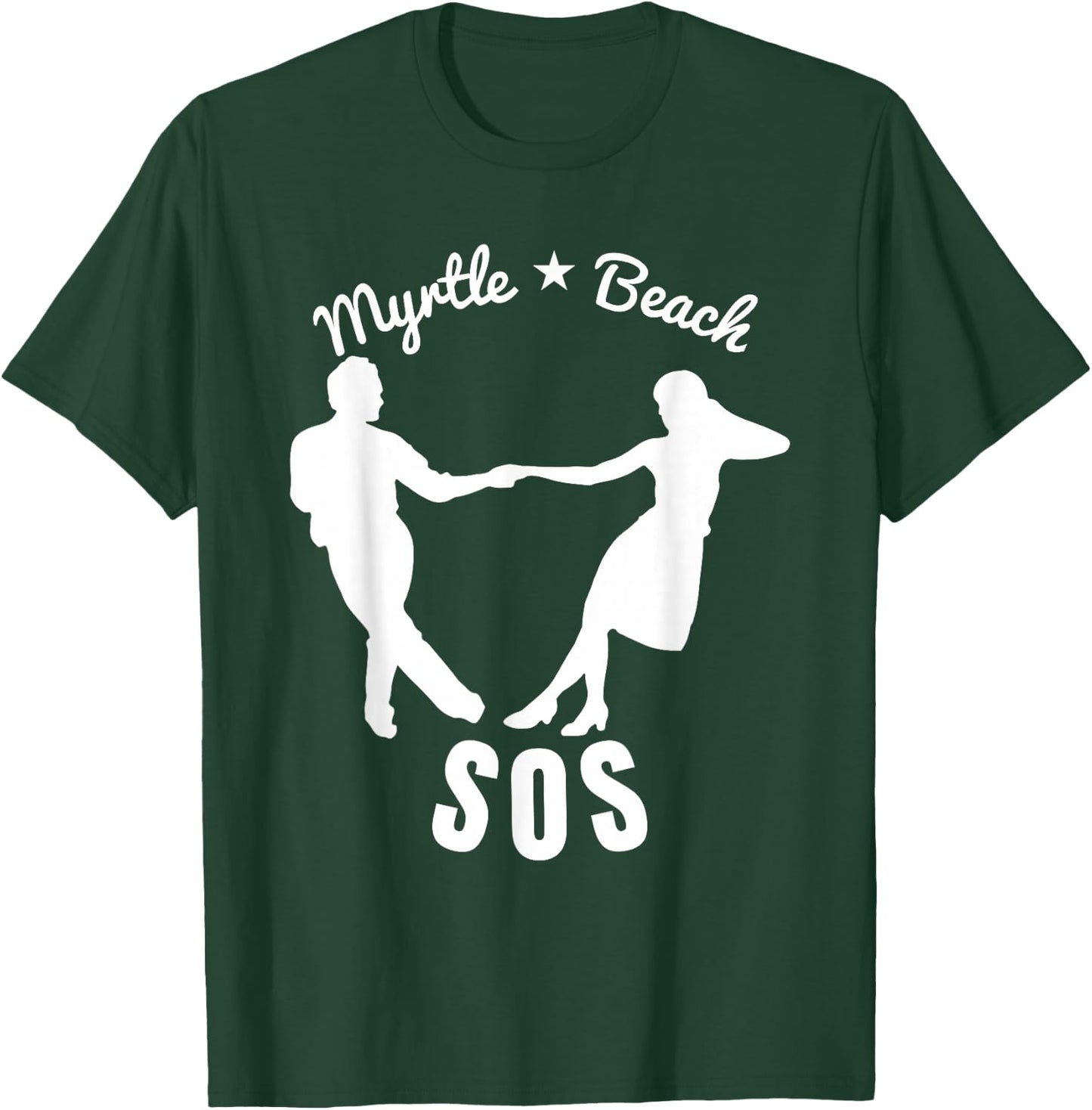 Shag Dance Dream: Retro-Inspired Design for Swing Enthusiast T-Shirt - T-Shirt | Forest