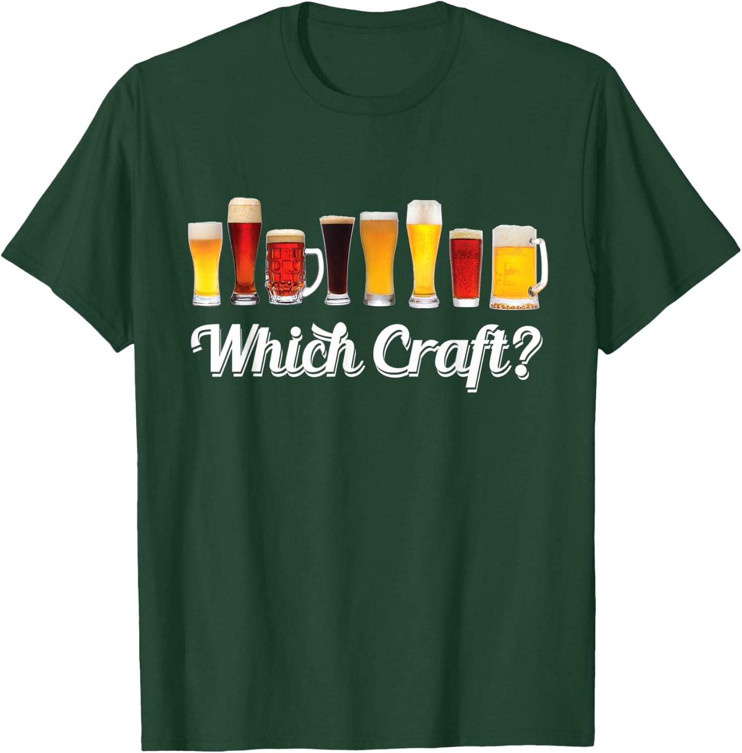 Which Craft? | Brewers Shirts | Funny Halloween Craft Beer T-Shirt - T-Shirt | Forest