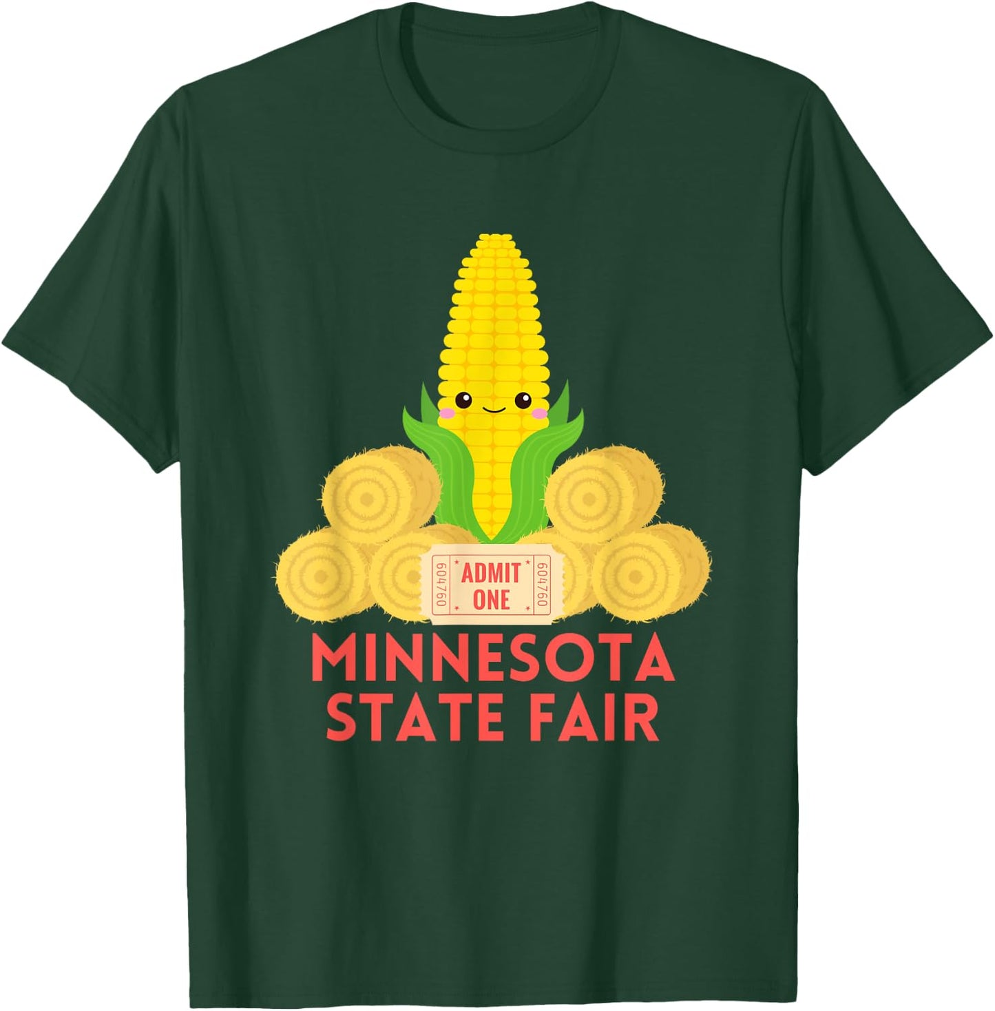 Funny Minnesota State Fair Corn on the Cob T-Shirt - T-Shirt | Forest