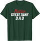 Great Dane Dad Shirt Funny Father's Day Dog Lover Badass T-Shirt - T-Shirt | Forest
