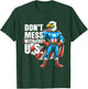 Don't Mess with the U.S. American Patriotic Eagle Design T-Shirt - T-Shirt | Forest