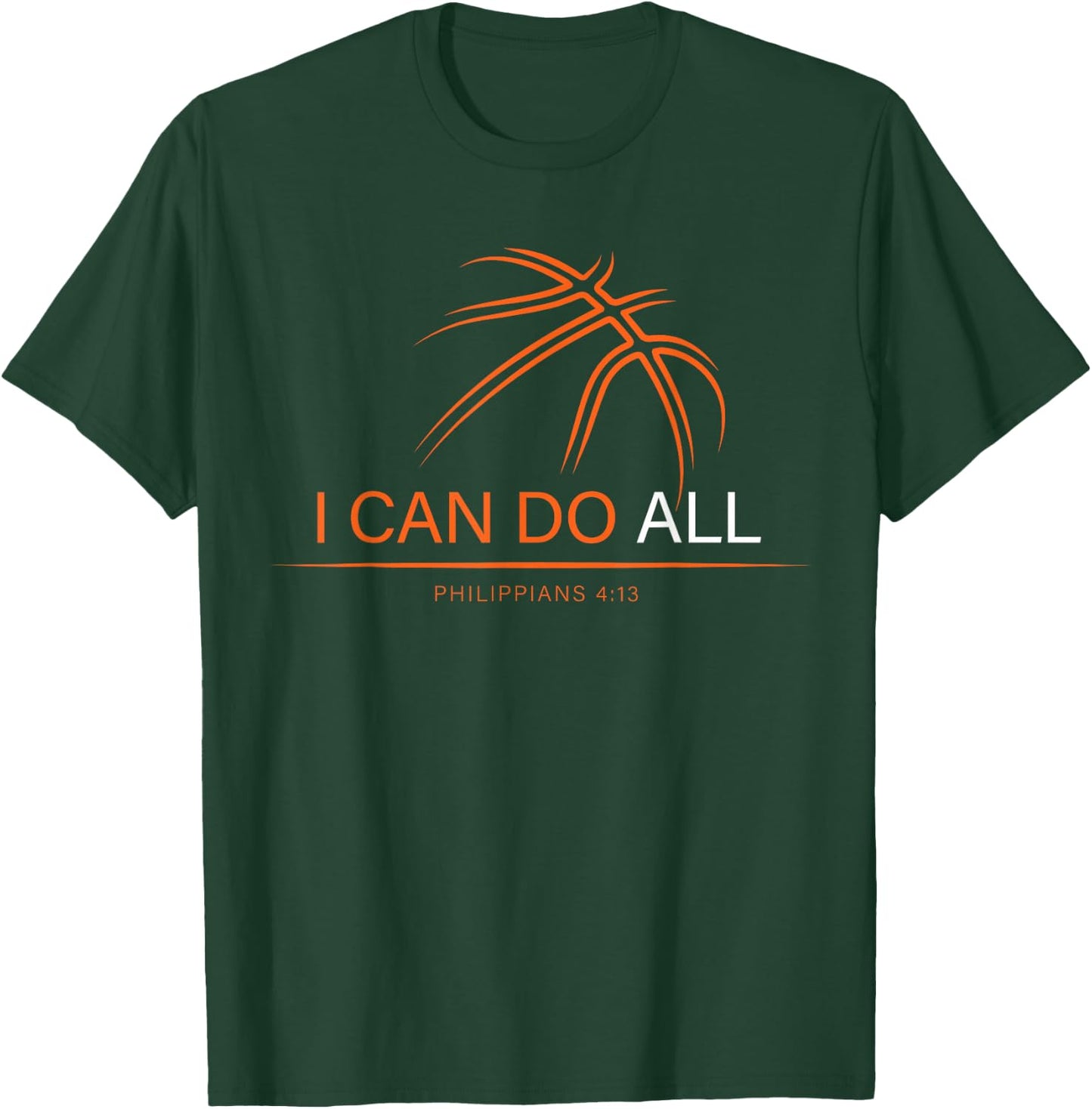 Basketball Shirts Boys Women Men Teen Girls Gifts Christian T-Shirt - T-Shirt | Forest