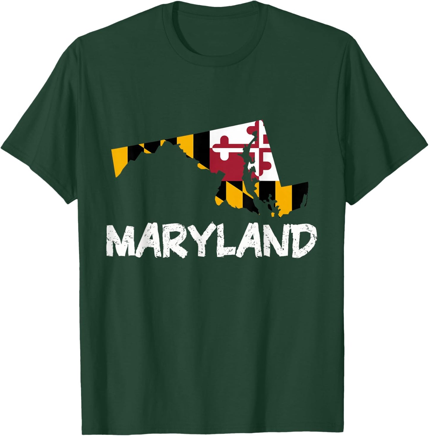 Cool Maryland State T-Shirt - T-Shirt | Forest