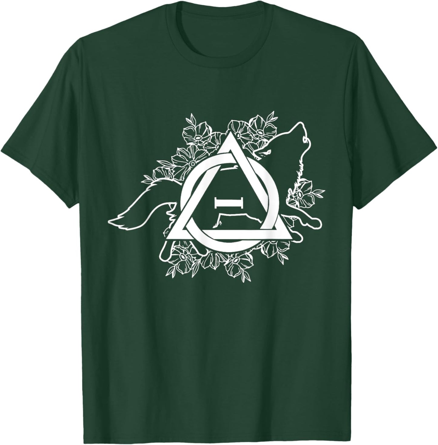 Therian Theta Delta Wolf Hound Fox Dog Furry Otherkin Men Women T-Shirt - T-Shirt | Forest