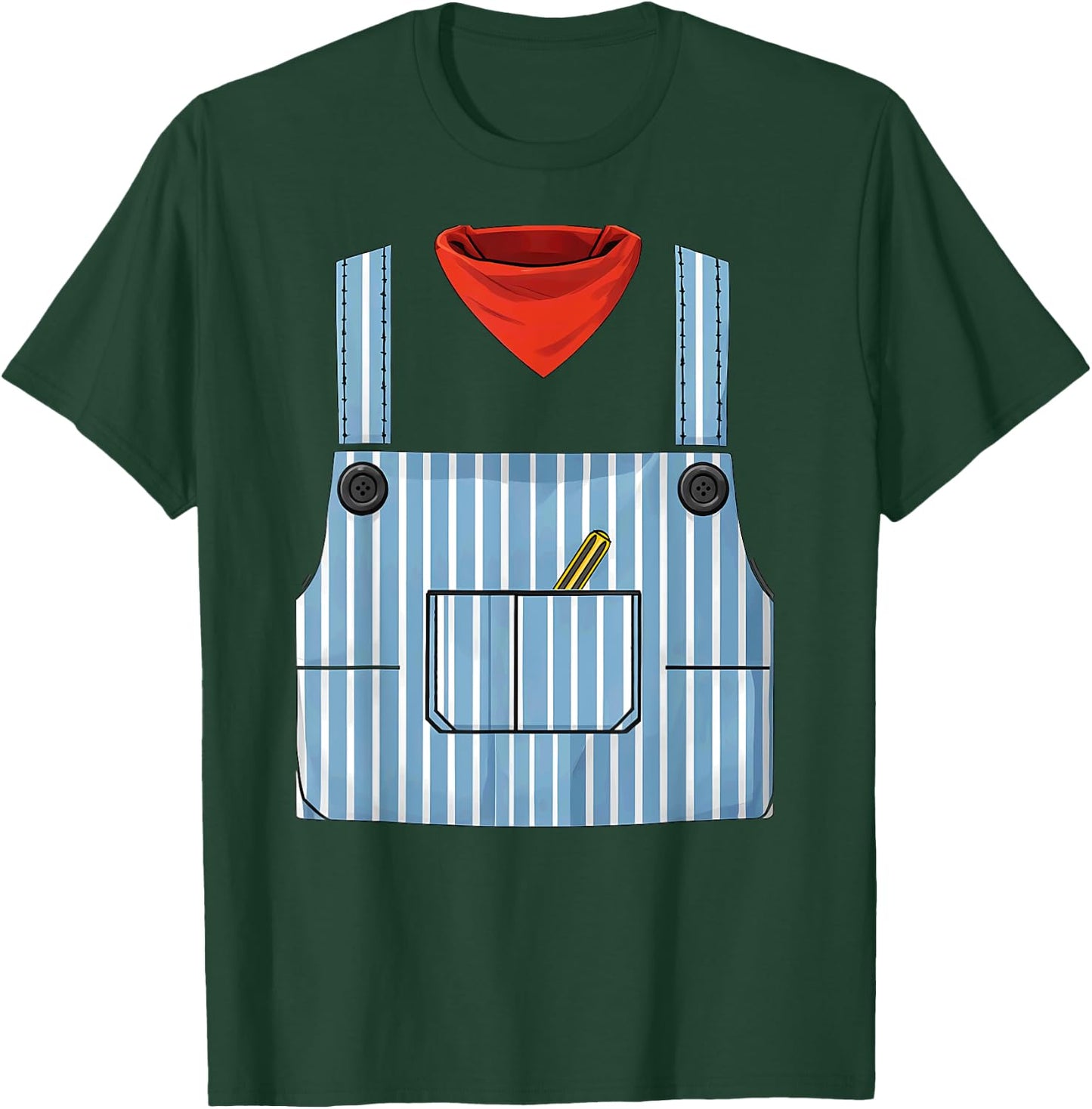 Train Engineer Conductor Halloween Costume T-Shirt - T-Shirt | Forest