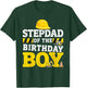 Stepdad of birthday boy matching family construction party T-Shirt - T-Shirt | Forest
