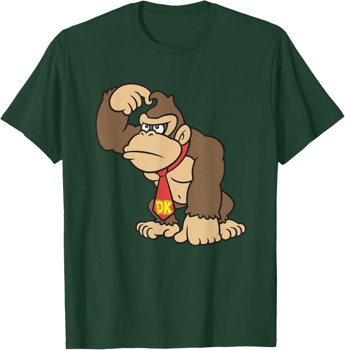 Donkey Kong Ape Thoughts Classic Nintendo Portrait T-Shirt - T-Shirt | Forest