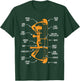 Anatomy of Archery Bow Hunting - Bowhunting T-Shirt - T-Shirt | Forest