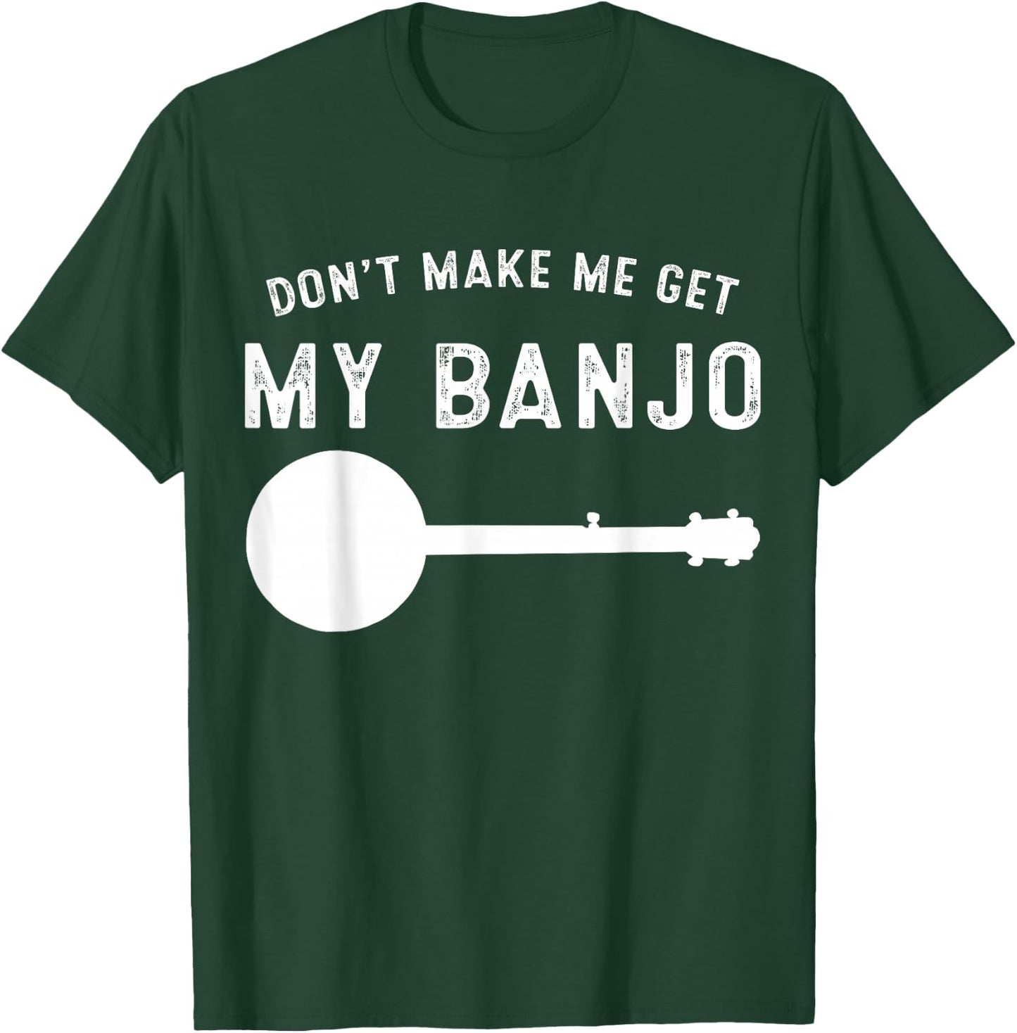 Banjo Bluegrass Music Vintage Gift Banjo Players T-Shirt - T-Shirt | Forest